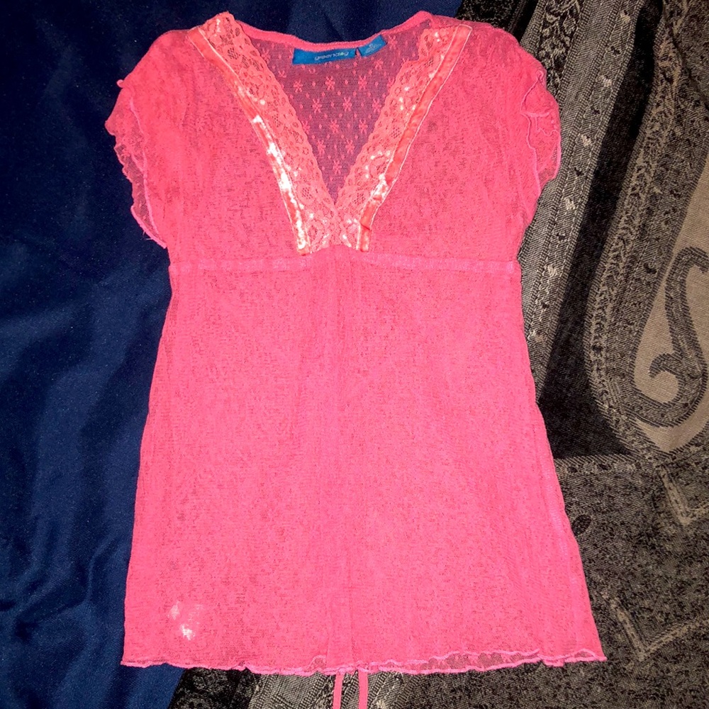 Girls Sheer Top